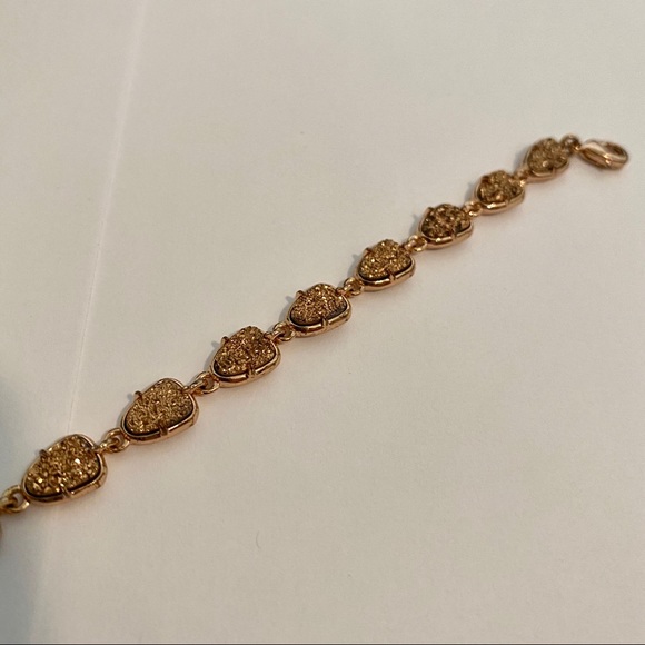Kendra Scott Susanna Bracelet Rose Gold Drusy - Picture 5 of 6